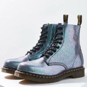 Dr. Martens 1560 Pascal Iridescent Combat Boots Lace Up